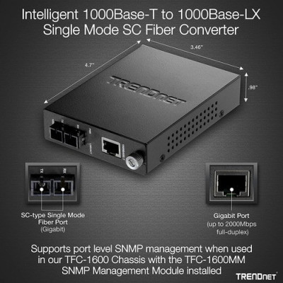 1000BASE-T TO 1000BASE-LX