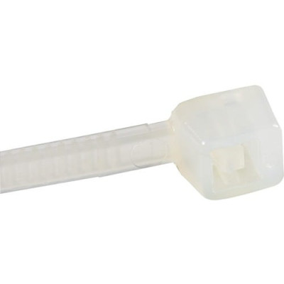 4"(10cm) Cable Ties, 7/8"(22mm) Dia, 18lb(8kg) Tensile Strength, Nylon Self Locking Zip Ties -CBMZT4N