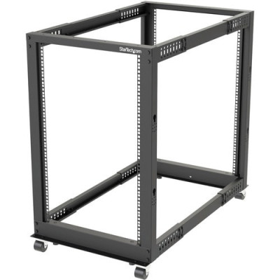 4-Post 18U Mobile Open Frame Server Rack -4POSTRACK18U