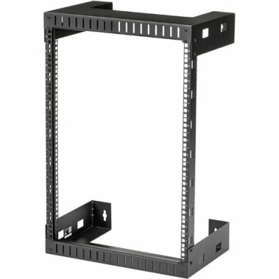 2-Post 15U Heavy-Duty Wall-Mount Network Rack -RK15WALLO