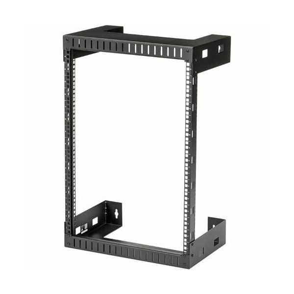 2-Post 15U Heavy-Duty Wall-Mount Network Rack