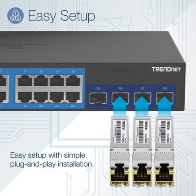 TRENDnet 10G RJ-45 Copper SFP+ Module -TEG-10GBRJ