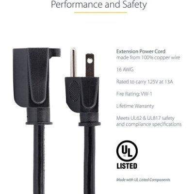10ft Power Extension Cord -RTPAC10110