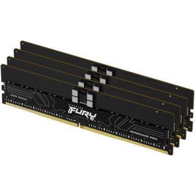 Kingston 128GB (4 x 32GB) DDR5 6400MT/s CL32 FURY Renegade Pro RDIMM Black EXPO -KF564R32RBE2K4-128