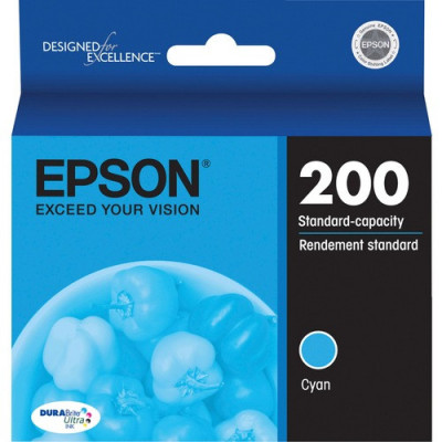 Epson DURABrite Ultra 200 Original Ink Cartridge - Inkjet - Cyan - 1 Each  T200220-S