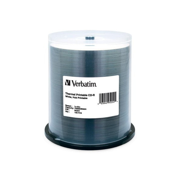 Verbatim CD-R 700MB 52X White Thermal Printable