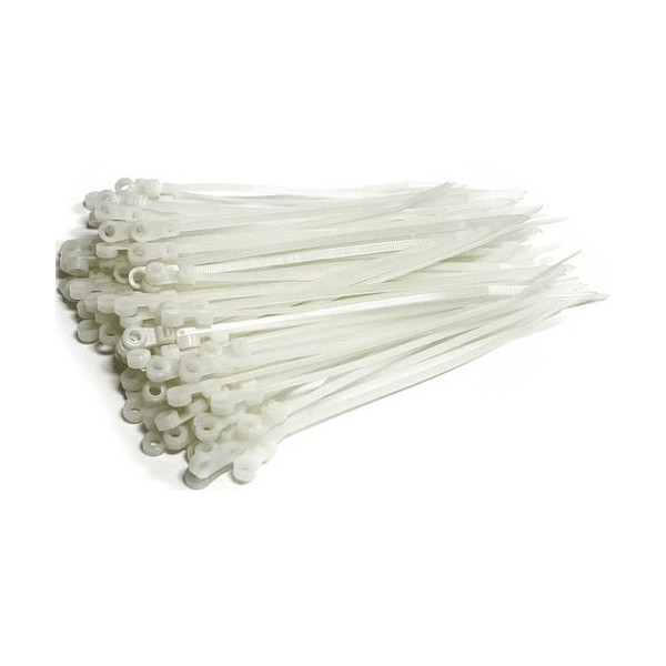 6in Screw Mount Cable Ties 100 Pack