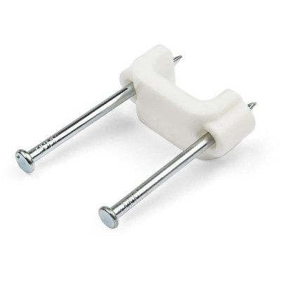 100 Pack Cable Clips with Nails -CBMDNMCC1