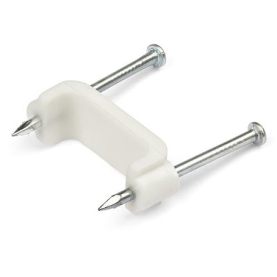 100 Pack Cable Clips with Nails -CBMDNMCC2