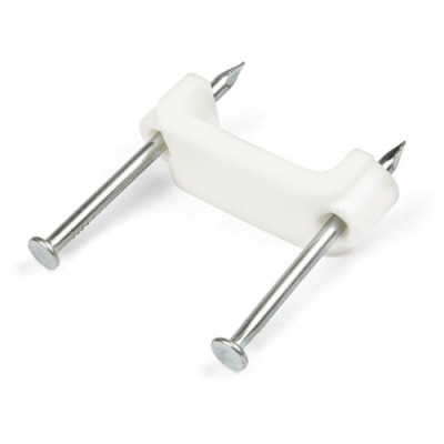 100 Pack Cable Clips with Nails -CBMDNMCC2