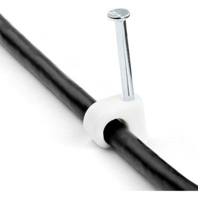 100 Pk (M) Cable Clips w/ Nail -CBMNMCC2