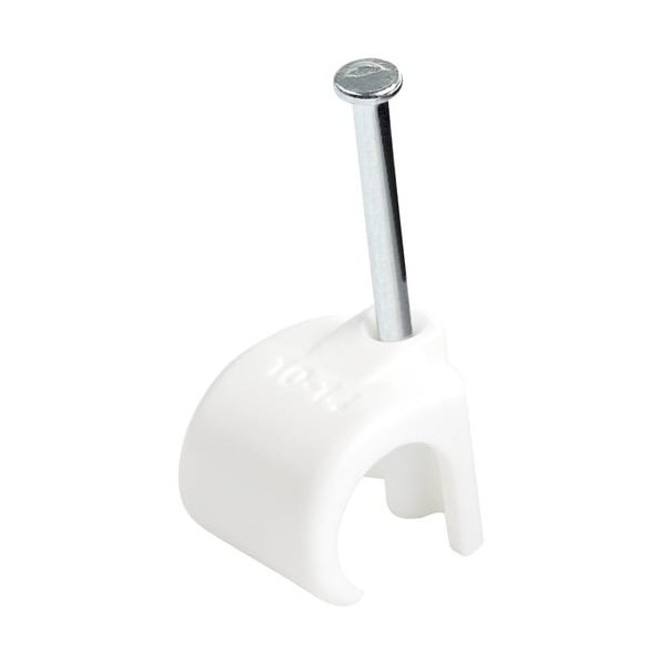 100 Pk XL Cable Clips w/ Nail
