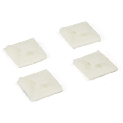 100 Pack Cable Tie Mounts with Adhesive Tape for 0.13in (3.2mm) Wide Ties -CBMCTM1