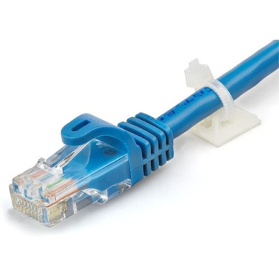 100 Pack Cable Tie Mounts with Adhesive Tape for 0.13in (3.2mm) Wide Ties -CBMCTM1