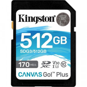 Kingston Canvas Go! Plus SDG3 512 GB Class -SDG3/512GB