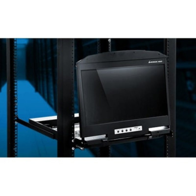 IOGEAR 18.5" Widescreen Short Depth 8-Port LCD KVM Switch -GCL1908W