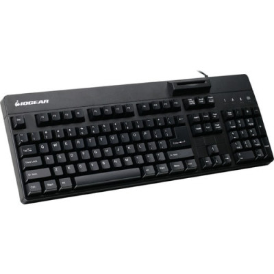 IOGEAR Integrated Keyboard/CAC Reader -GKBSR202TAA