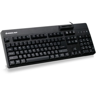 IOGEAR Integrated Keyboard/CAC Reader -GKBSR202TAA