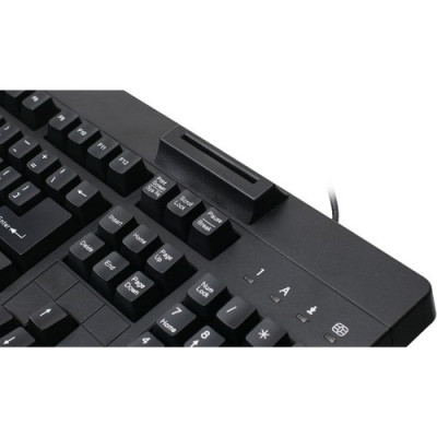 IOGEAR Integrated Keyboard/CAC Reader -GKBSR202TAA