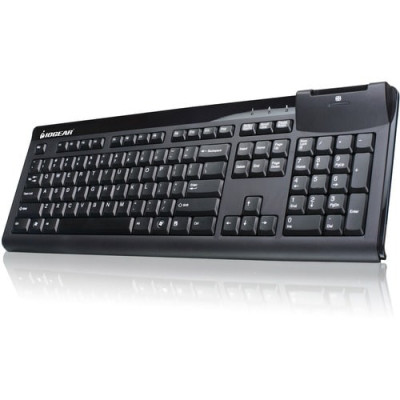 IOGEAR Smart Card (CAC) Reader Keyboard - GKBSR201