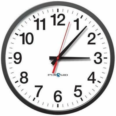 Pyramid 13" Standard PoE Clock - Analog -SEA3AALDRB