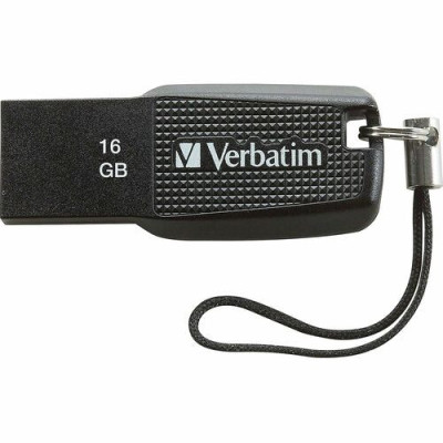 Verbatim 16GB Ergo USB Flash Drive - Black -70875