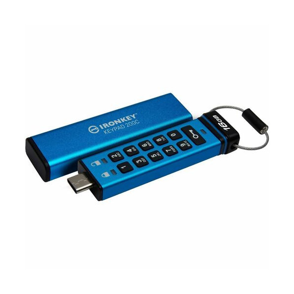 IronKey Keypad 200 16GB USB 3.2 (Gen 1) Type C Flash Drive