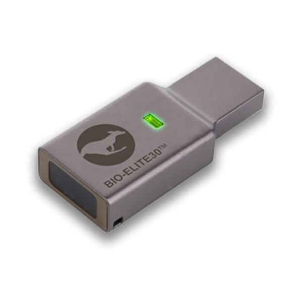 Kanguru Defender Bio-Elite30 Fingerprint Encrypted USB Flash Drive