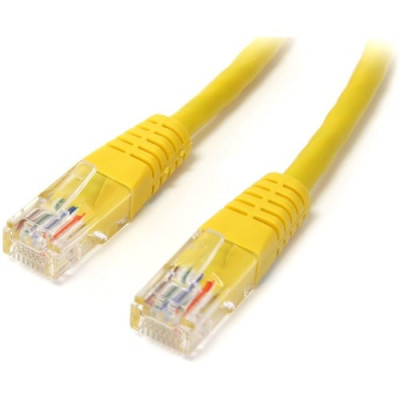 10 ft Yellow Molded Cat5e UTP Patch Cable -M45PATCH10YL