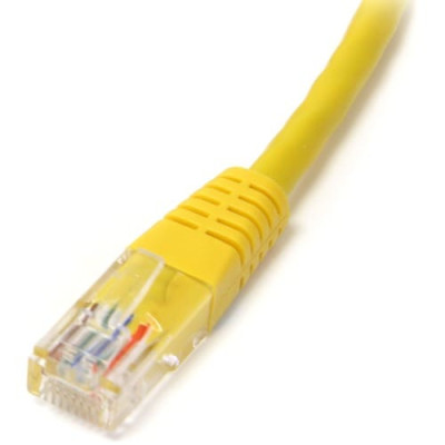 10 ft Yellow Molded Cat5e UTP Patch Cable -M45PATCH10YL