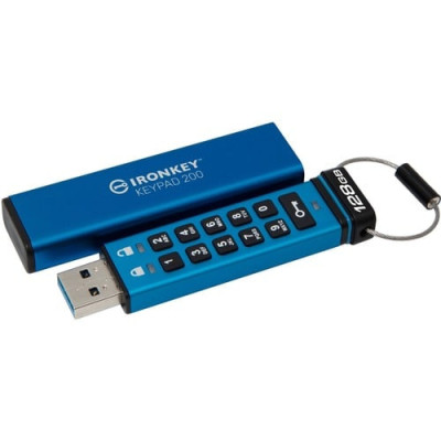 Kingston Keypad 200 128GB USB 3.2 (Gen 1) Type A Flash Drive -IKKP200/128GB