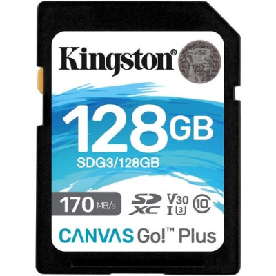 Kingston Canvas Go! Plus SDG3 128 GB -SDG3/128GB