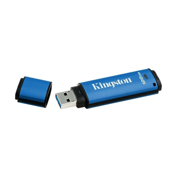 Kingston DataTraveler Vault Privacy 3.0 128GB USB 3.0 Flash Drive