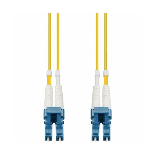 10m Single-Mode fiber (SMF) Duplex LC/LC OS1 Yellow Patch Cable