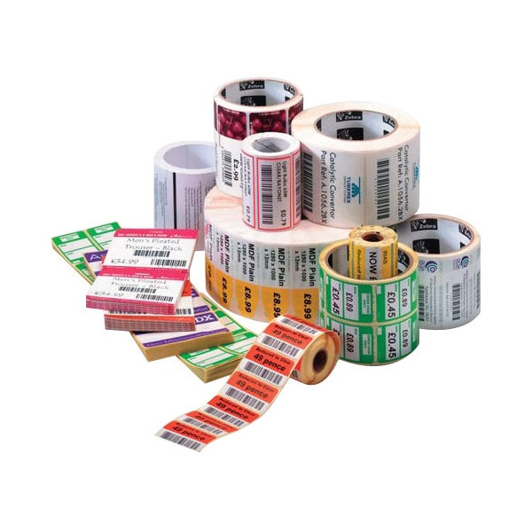 Zebra Label Paper 2.25 x 1.25in Thermal Transfer Zebra Z-Select 4000T 1 in core