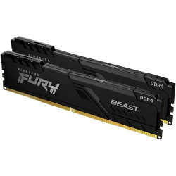 Kingston FURY Beast 16GB (2 x 8GB) DDR4 SDRAM Memory Kit -KF437C19BBK2/16