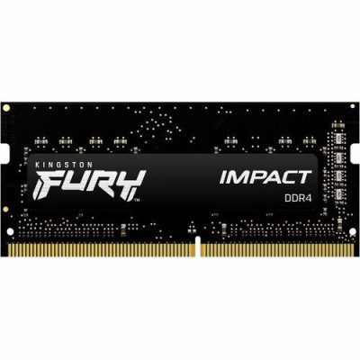 Kingston 16GB (1x16GB) DDR4 3200MT/s CL20 FURY Impact Black PnP - For Notebook -KF432S20IB/16R