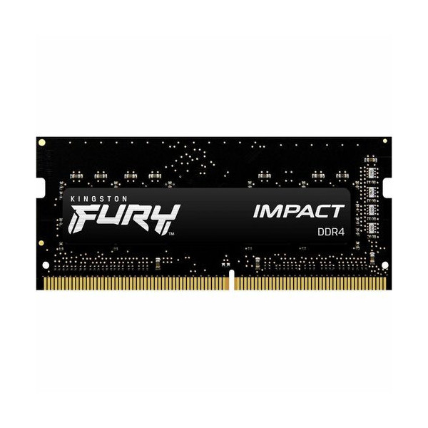 Kingston 16GB (2x8GB) DDR4 3200MT/s CL20 FURY Impact Black PnP - For Notebook