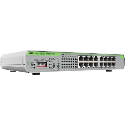 Allied Telesis 16-Port 10/100/1000T UnManaged Switch -AT-GS920/16-10