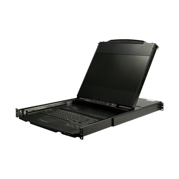 Dual Rail Rackmount KVM Console HD 1080p