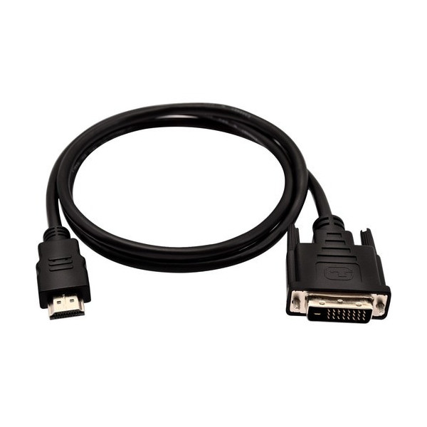 V7 Black Video Cable HDMI Male to DVI-D Male 1m 3.3ft