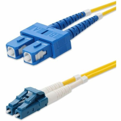 1m SMF 9/125 Duplex SC/LC OS1 Yellow OFNR (Riser-Rated) Patch Cable -ADD-SC-LC-1M9SMF