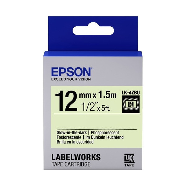 Epson LabelWorks Glow-In-the-Dark LK Tape Cartridge