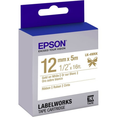 Epson LabelWorks Ribbon LK Cartridge -LK-4WKK