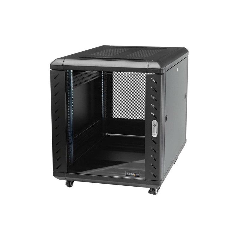 4-Post 12U Server Rack Cabinet -RK1236BKF