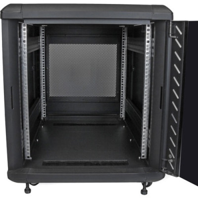 4-Post 12U Server Rack Cabinet -RK1236BKF