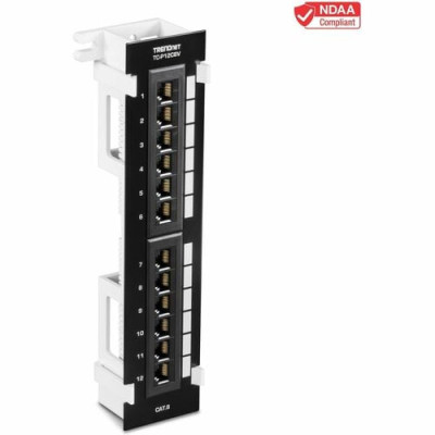 TRENDnet 12-Port Cat6 Unshielded Patch Panel -TC-P12C6V