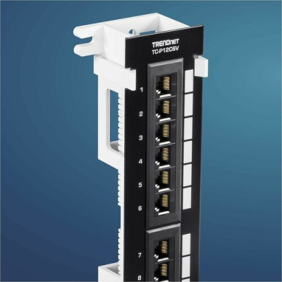 TRENDnet 12-Port Cat6 Unshielded Patch Panel -TC-P12C6V