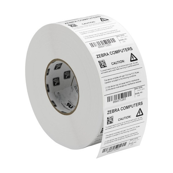 Zebra Label Polyester 2 x 1in Thermal Transfer Zebra