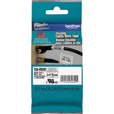 Brother P-Touch TZe Laminated Tape -TZEFX241